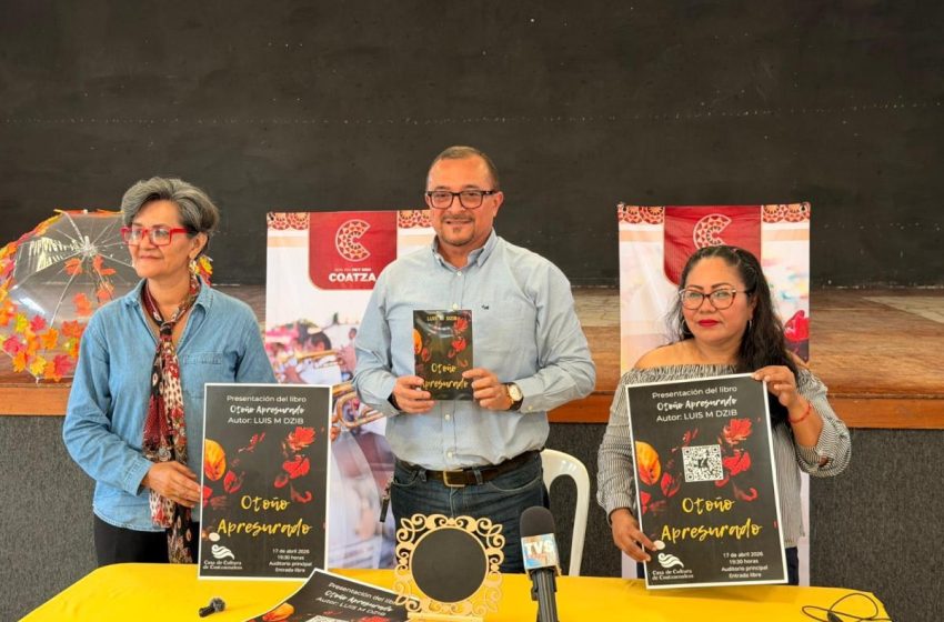  Impulsa Gobierno de Coatzacoalcos la lectura con la presentación del libro Otoño Apresurado
