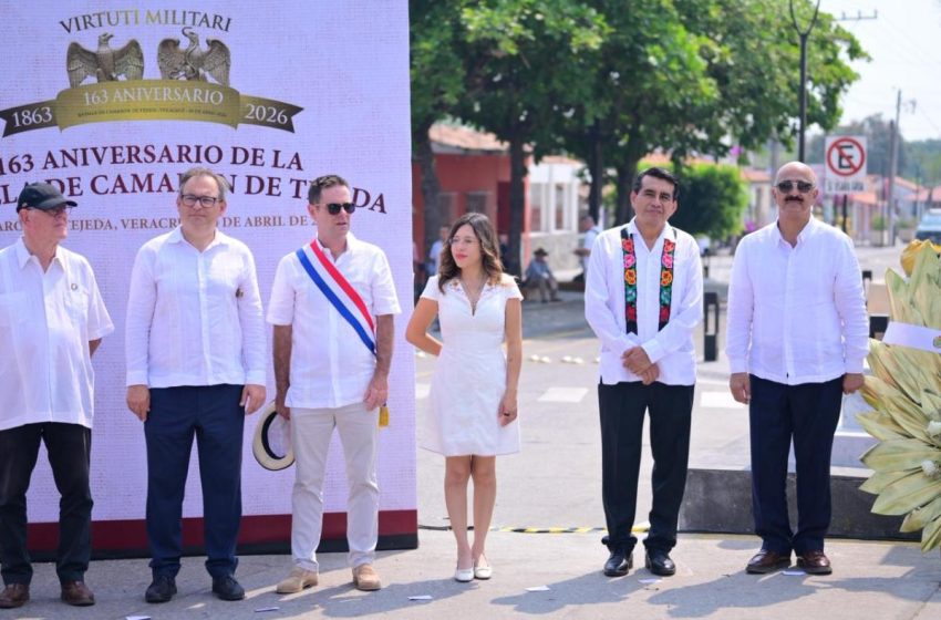  Conmemora Congreso de Veracruz el CLXIII aniversario de la Batalla de Camarón