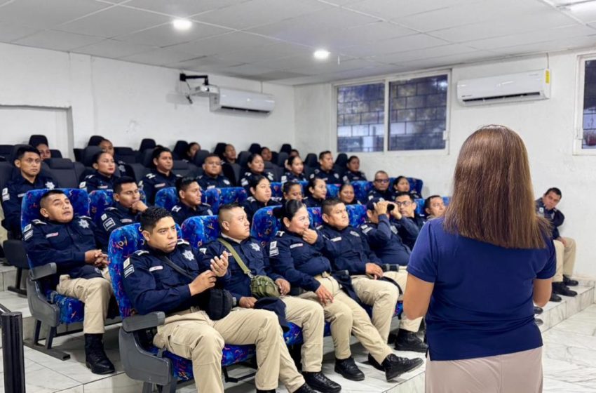  Crean Área Psicológica para la Policía Municipal de Coatzacoalcos