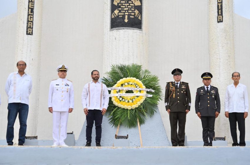  “Honrar a la patria es servir con honestidad”: Pedro Miguel Rosaldo García conmemora a los Niños Héroes en Coatzacoalcos